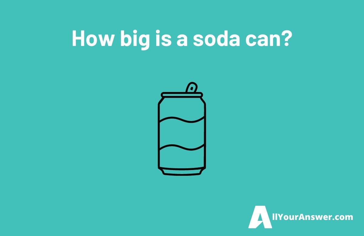 How big is a soda can