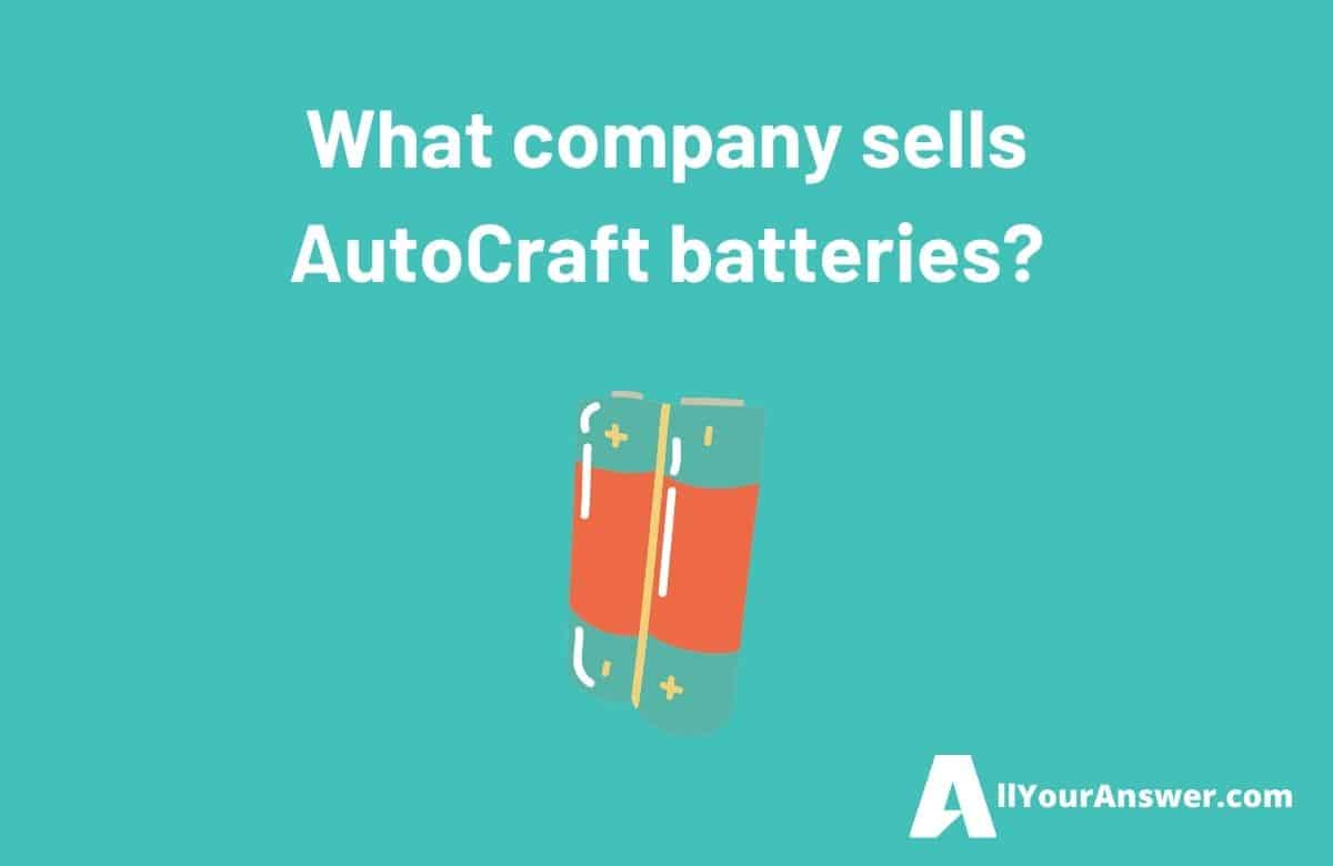 What company sells AutoCraft batteries