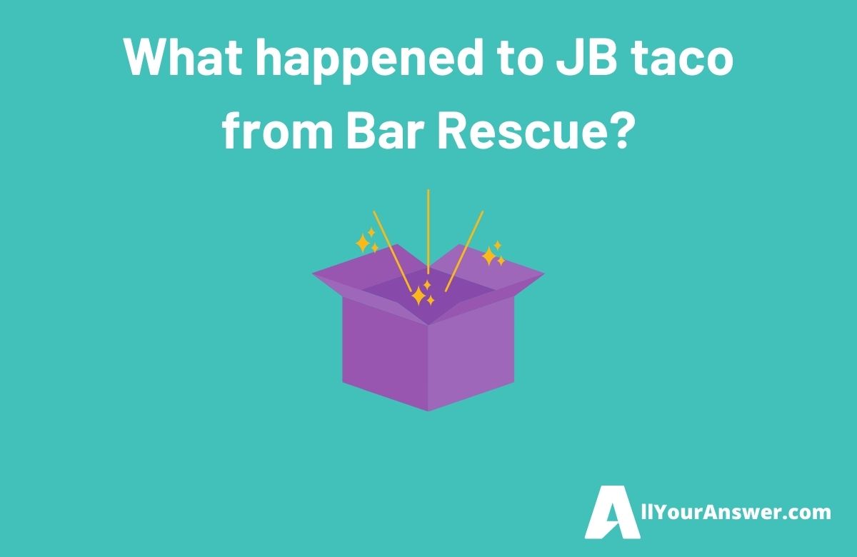 What happened to JB taco from Bar Rescue
