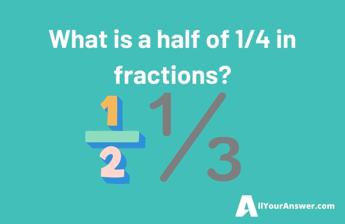 What is a half of 14 in fractions