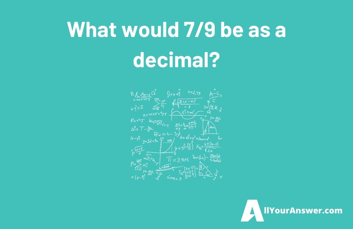 What would 79 be as a decimal
