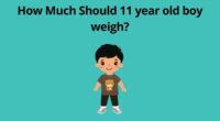 How Much Should 11 year old boy weigh