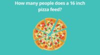 How many people does a 16 inch pizza feed