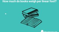 How much do books weigh per linear foot