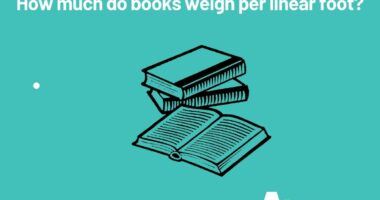 How much do books weigh per linear foot