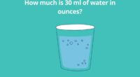 How much is 30 ml of water in ounces