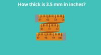 How thick is 3.5 mm in inches