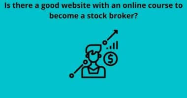 Is there a good website with an online course to become a stock broker