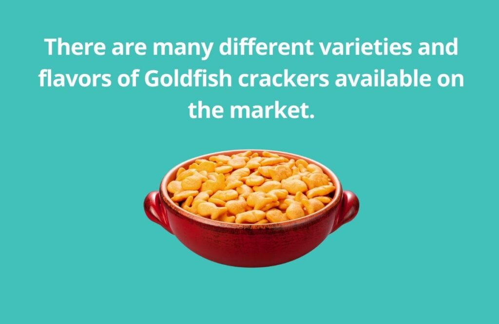 What is a serving size of Goldfish crackers? 2 There are many different varieties and flavors of Goldfish crackers available on the market.