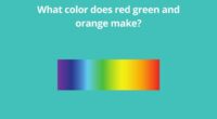What color does red green and orange make