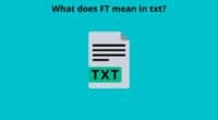 What does FT mean in txt