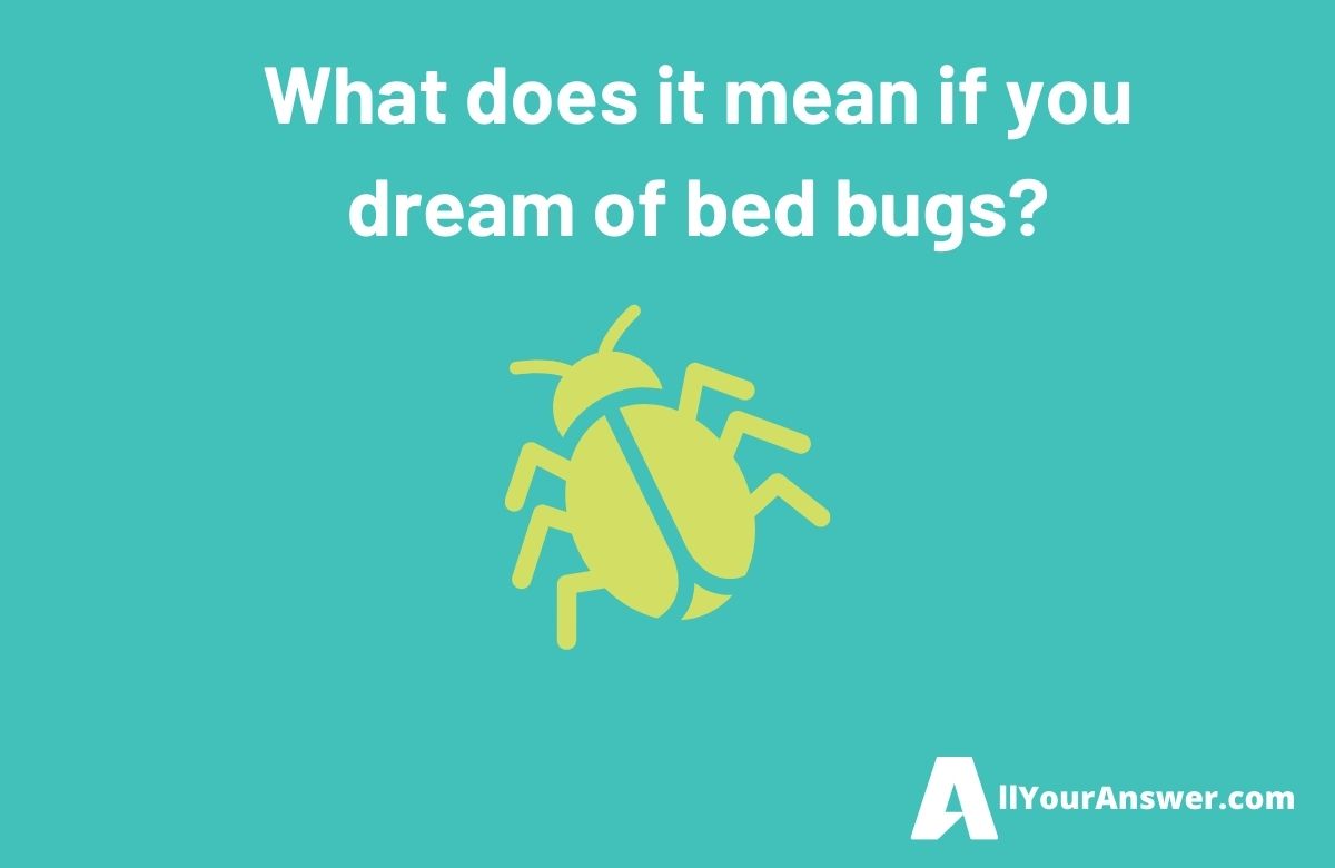 What does it mean if you dream of bed bugs
