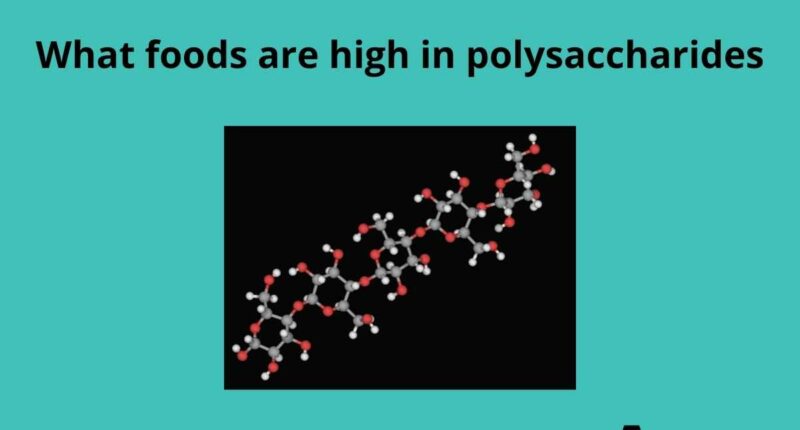 What foods are high in polysaccharides