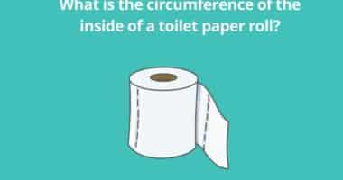 What is the circumference of the inside of a toilet paper roll