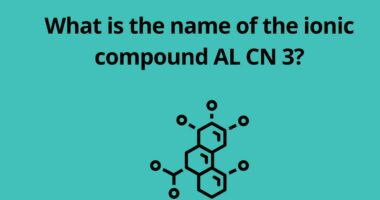 What is the name of the ionic compound AL CN 3