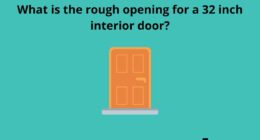 What is the rough opening for a 32 inch interior door