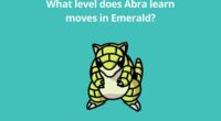 What level does Abra learn moves in Emerald