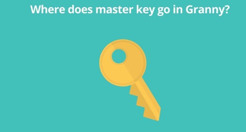 Where does master key go in Granny