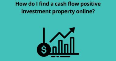 How do I find a cash flow positive investment property online
