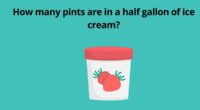 How many pints are in a half gallon of ice cream