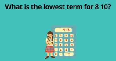 What is the lowest term for 8 10