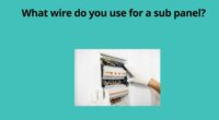 What wire do you use for a sub panel