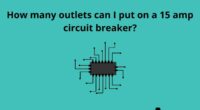 How many outlets can I put on a 15 amp circuit breaker