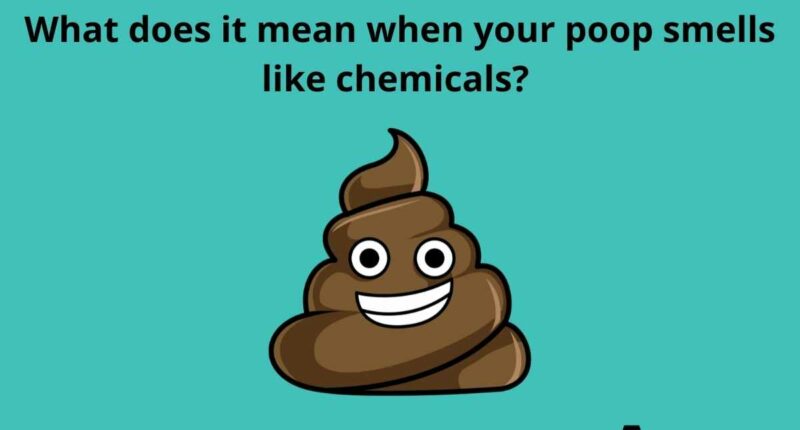 What does it mean when your poop smells like chemicals