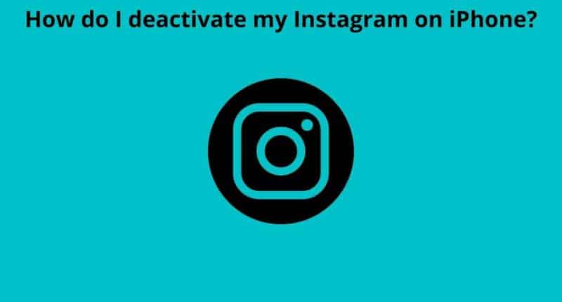 How do I deactivate my Instagram on iPhone