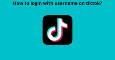 How to login with username on tiktok