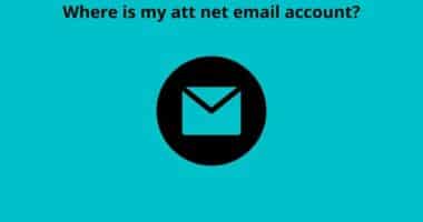 Where is my att net email account