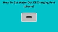 How To Get Water Out Of Charging Port Iphone 5