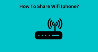 How To Share Wifi Iphone