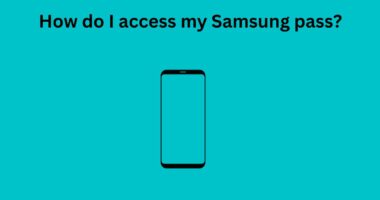 How do I access my Samsung pass