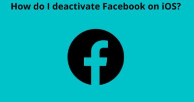 How do I deactivate Facebook on iOS