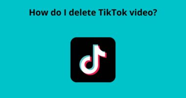 How do I delete TikTok video