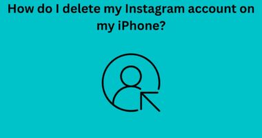 How do I delete my Instagram account on my iPhone