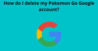 How do I delete my Pokemon Go Google account