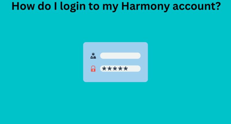 How do I login to my Harmony account