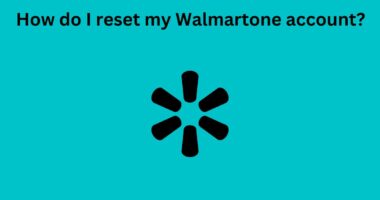 How do I reset my Walmartone account