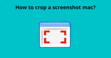 How to crop a screenshot mac