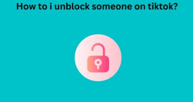 How to i unblock someone on tiktok