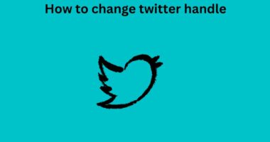 How to change twitter handle