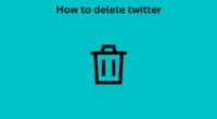 How to delete twitter