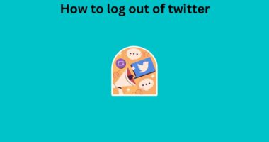 How to log out of twitter 2