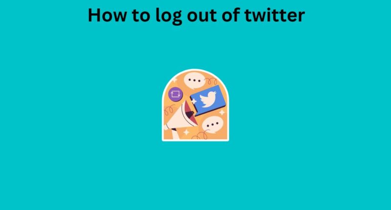 How to log out of twitter 2