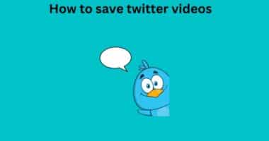 How to save twitter videos