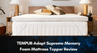 TEMPUR-Adapt Supreme Memory Foam Mattress Topper Review 1 tempur