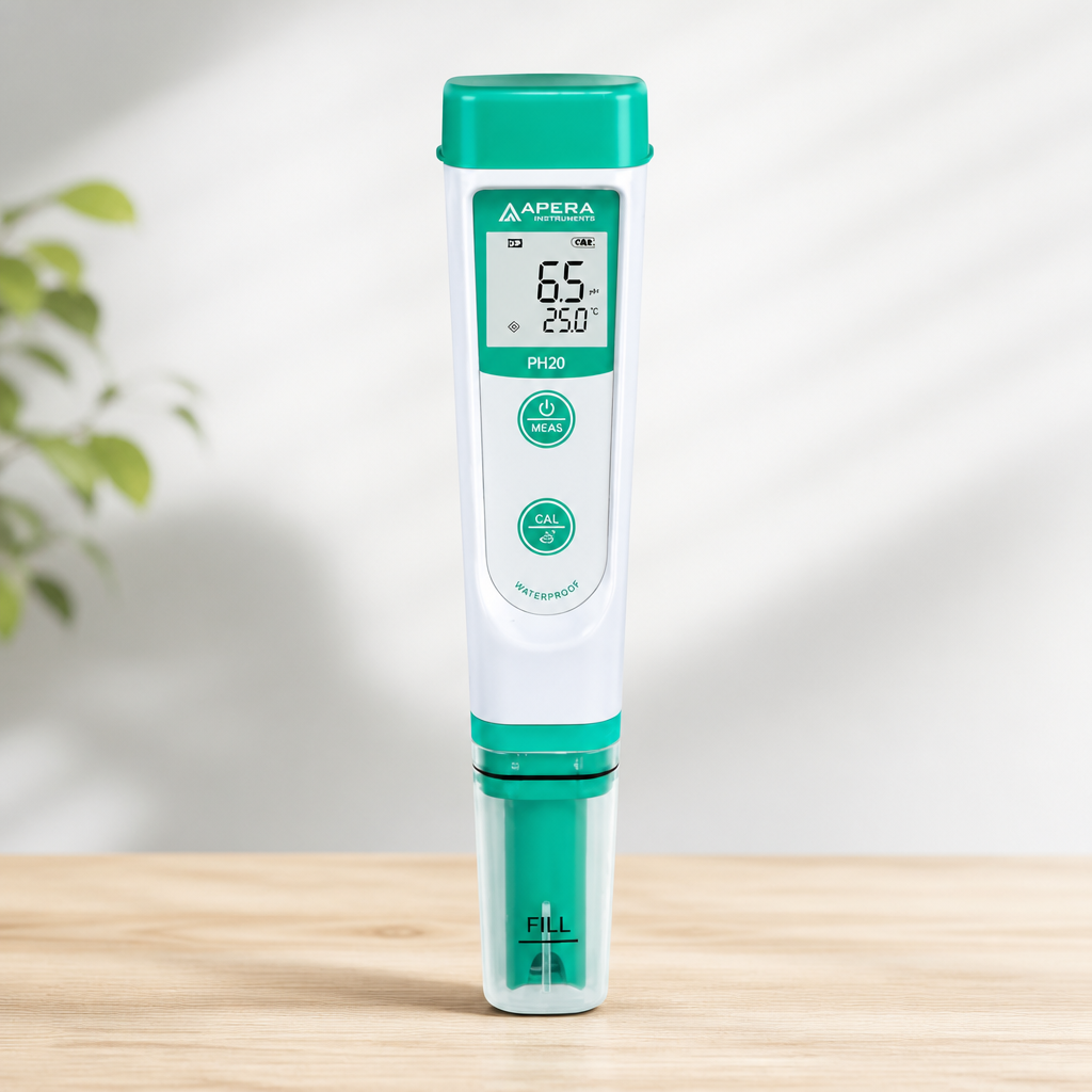 APERA INSTRUMENTS AI209 Value Series PH20 Waterproof pH Tester Kit, ±0.1 pH Accuracy