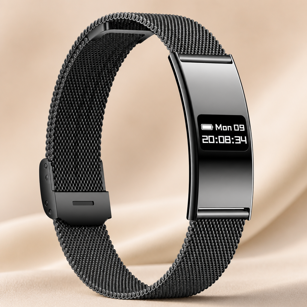 Smart Bracelet, Subscription-Free 24/7 Health Tracking, SpO2, Heart Rate, HRV & Sleep Tracker with IPX8 Waterproof, Activity & Fitness Tracker, 1Band